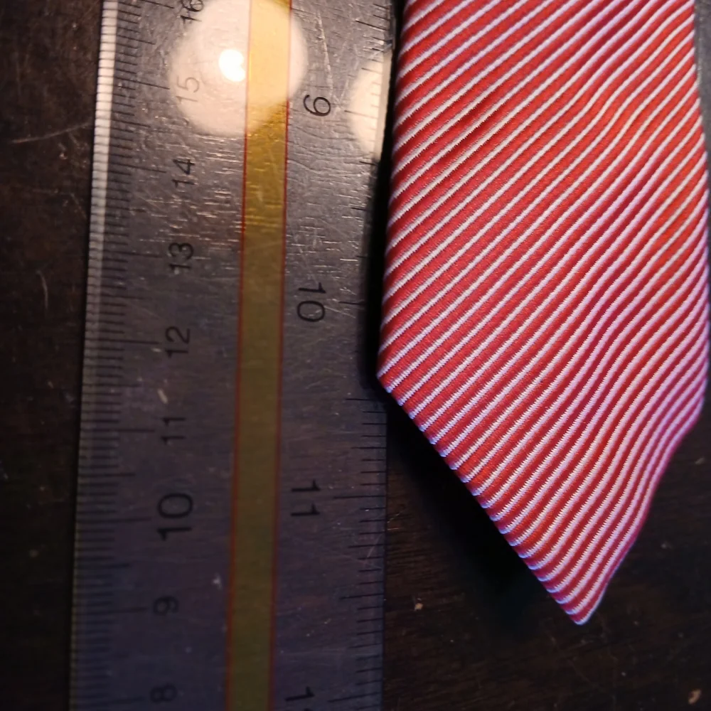 George Red Striped Men's Tie